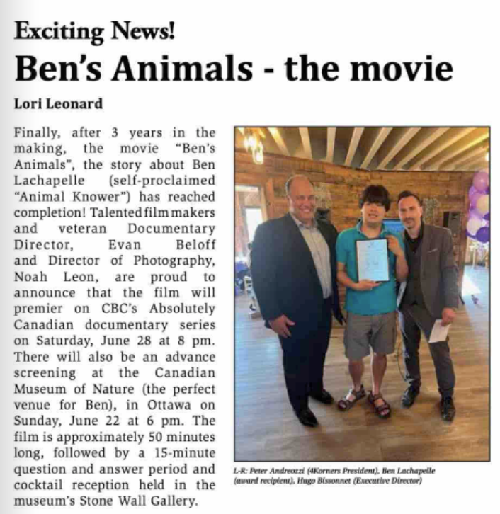Newspaper article